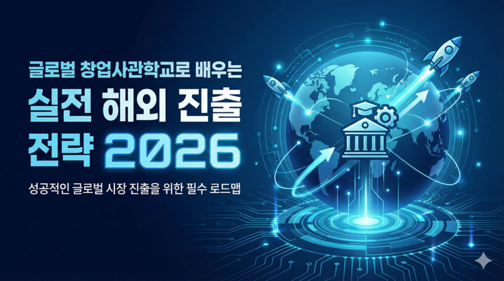 글로벌 창업사관학교로 배우는 실전 해외 진출 전략 2026 썸네일 제목